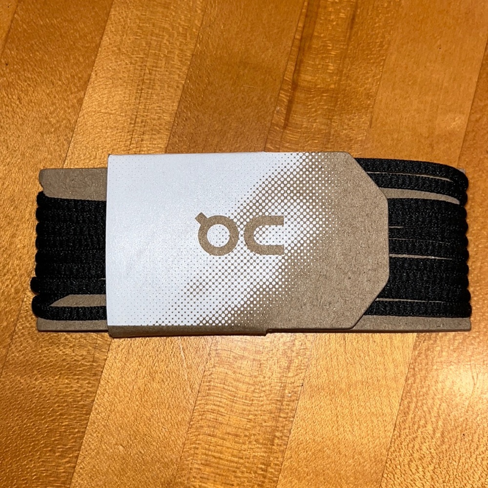 ON Cloud ON RUNNING Black Shoelaces